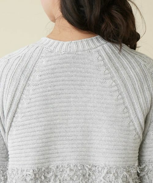 Leilian PLUS HOUSE / レリアンプラスハウス カーディガン・ボレロ | ショート丈ニットカーディガン | 詳細8