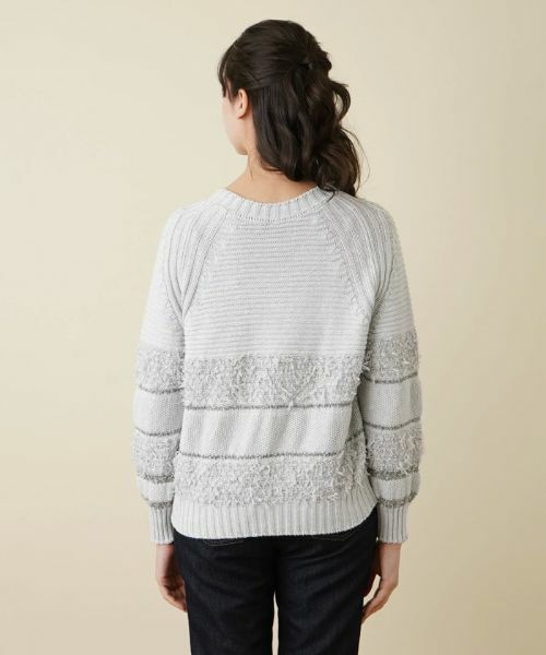 Leilian PLUS HOUSE / レリアンプラスハウス ニット・セーター | Vネックニットプルオーバー | 詳細10