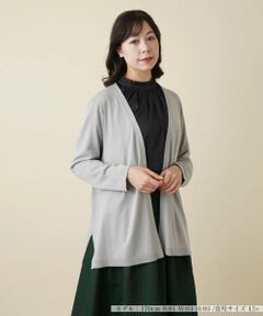 Leilian PLUS HOUSE / レリアンプラスハウス カーディガン・ボレロ | ニットカーディガン【プラス企画】