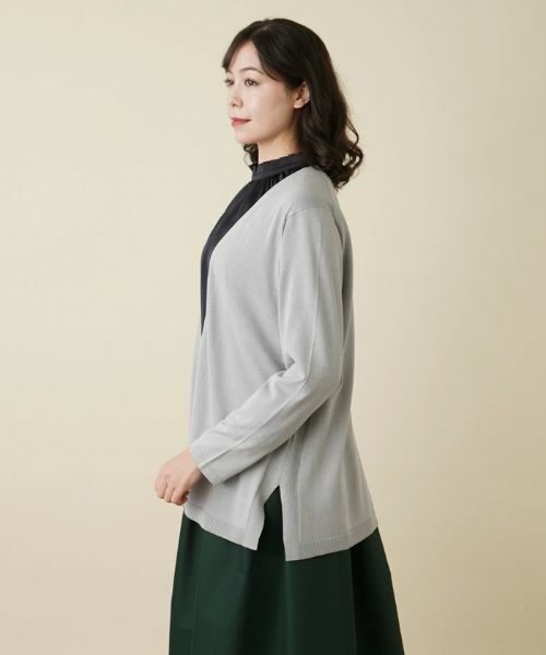 Leilian PLUS HOUSE / レリアンプラスハウス カーディガン・ボレロ | ニットカーディガン【プラス企画】 | 詳細5