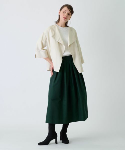 Leilian PLUS HOUSE / レリアンプラスハウス テーラードジャケット | ノーカラージャケット【BOURGE】 | 詳細11