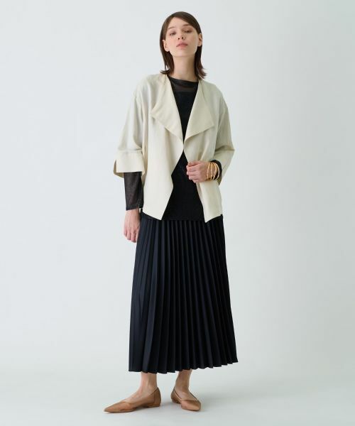 Leilian PLUS HOUSE / レリアンプラスハウス テーラードジャケット | ノーカラージャケット【BOURGE】 | 詳細13