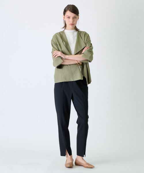 Leilian PLUS HOUSE / レリアンプラスハウス テーラードジャケット | ノーカラージャケット【BOURGE】 | 詳細21