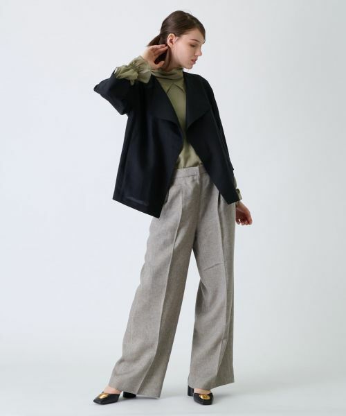 Leilian PLUS HOUSE / レリアンプラスハウス テーラードジャケット | ノーカラージャケット【BOURGE】 | 詳細25