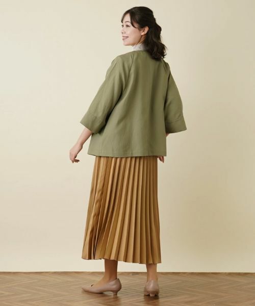 Leilian PLUS HOUSE / レリアンプラスハウス テーラードジャケット | ノーカラージャケット【BOURGE】 | 詳細6