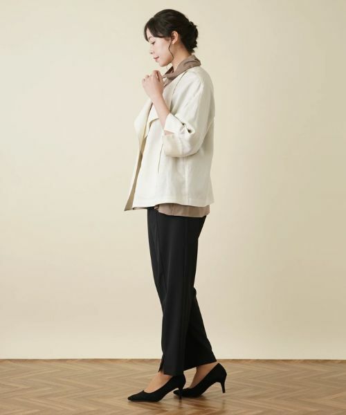 Leilian PLUS HOUSE / レリアンプラスハウス テーラードジャケット | ノーカラージャケット【BOURGE】 | 詳細8