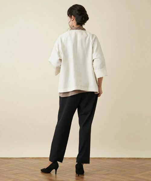Leilian PLUS HOUSE / レリアンプラスハウス テーラードジャケット | ノーカラージャケット【BOURGE】 | 詳細9