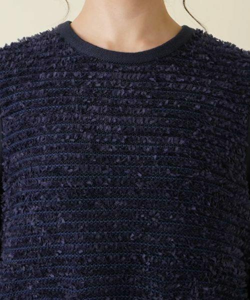 Leilian PLUS HOUSE / レリアンプラスハウス ニット・セーター | 異素材コンビプルオーバー【BOURGE】 | 詳細17