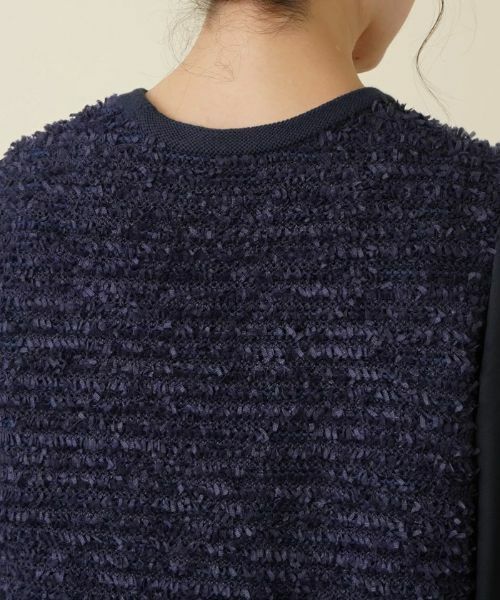 Leilian PLUS HOUSE / レリアンプラスハウス ニット・セーター | 異素材コンビプルオーバー【BOURGE】 | 詳細18
