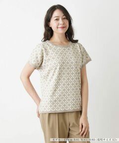 Leilian PLUS HOUSE / レリアンプラスハウス ニット・セーター | 半袖ニットプルオーバー