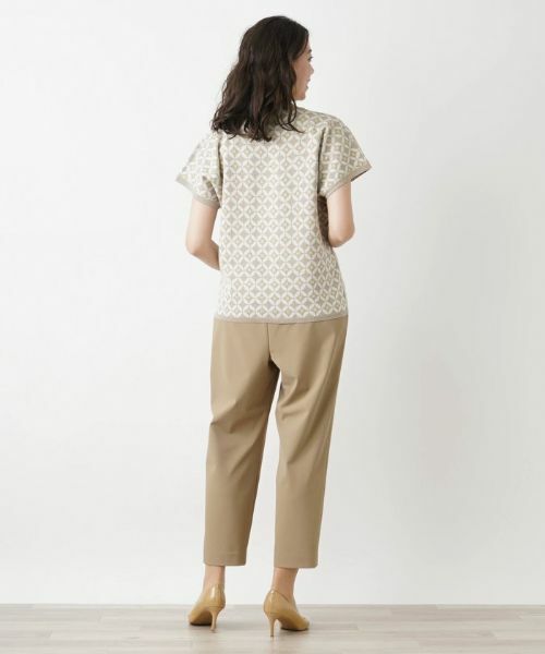 Leilian PLUS HOUSE / レリアンプラスハウス ニット・セーター | 半袖ニットプルオーバー | 詳細3