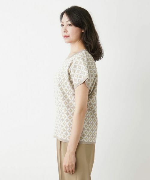 Leilian PLUS HOUSE / レリアンプラスハウス ニット・セーター | 半袖ニットプルオーバー | 詳細5