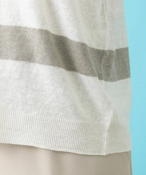 Leilian PLUS HOUSE / レリアンプラスハウス ニット・セーター | 半袖ニットプルオーバー【HAND】 | 詳細15
