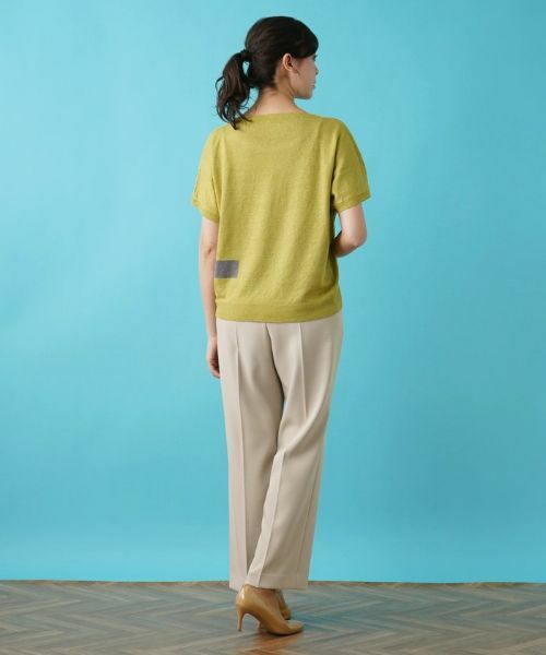 Leilian PLUS HOUSE / レリアンプラスハウス ニット・セーター | 半袖ニットプルオーバー【HAND】 | 詳細19