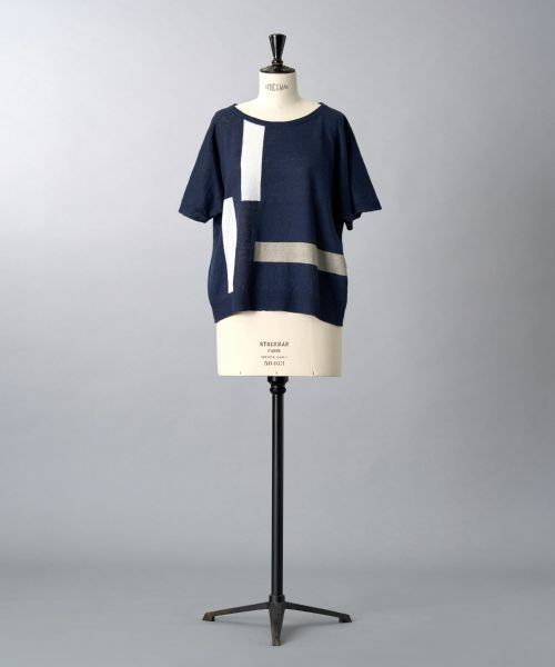 Leilian PLUS HOUSE / レリアンプラスハウス ニット・セーター | 半袖ニットプルオーバー【HAND】 | 詳細2