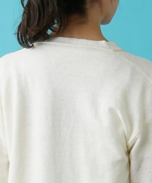 Leilian PLUS HOUSE / レリアンプラスハウス カーディガン・ボレロ | 配色ラインカーディガン【HAND】 | 詳細11