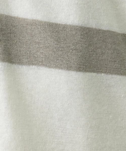 Leilian PLUS HOUSE / レリアンプラスハウス カーディガン・ボレロ | 配色ラインカーディガン【HAND】 | 詳細13