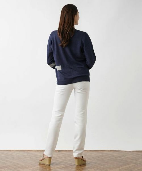 Leilian PLUS HOUSE / レリアンプラスハウス カーディガン・ボレロ | 配色ラインカーディガン【HAND】 | 詳細19