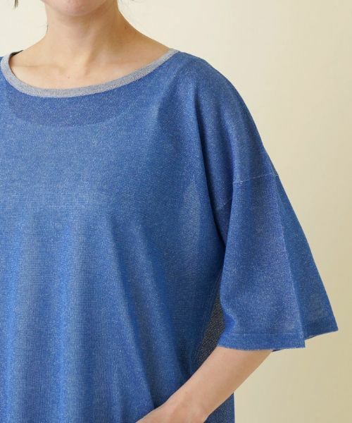 Leilian PLUS HOUSE / レリアンプラスハウス ニット・セーター | 配色セーター【HAND】 | 詳細12