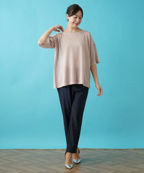 Leilian PLUS HOUSE / レリアンプラスハウス ニット・セーター | 配色セーター【HAND】 | 詳細4