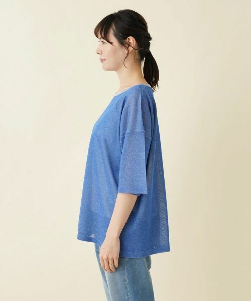 Leilian PLUS HOUSE / レリアンプラスハウス ニット・セーター | 配色セーター【HAND】 | 詳細8