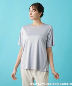 Leilian PLUS HOUSE / レリアンプラスハウス カットソー | シルク100%半袖カットソー