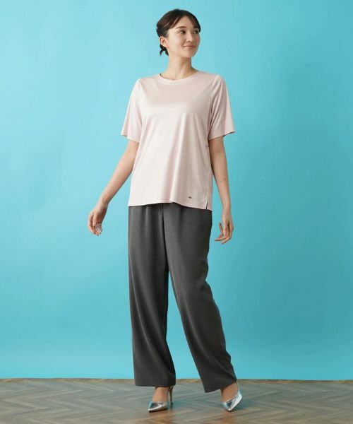 Leilian PLUS HOUSE / レリアンプラスハウス カットソー | シルク100%半袖カットソー | 詳細17