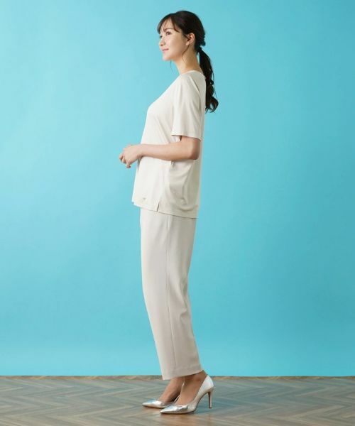 Leilian PLUS HOUSE / レリアンプラスハウス カットソー | シルク100%半袖カットソー | 詳細2