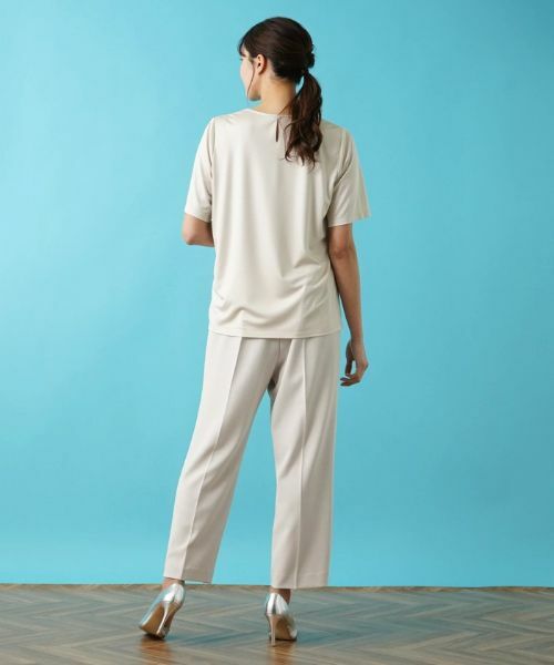 Leilian PLUS HOUSE / レリアンプラスハウス カットソー | シルク100%半袖カットソー | 詳細3