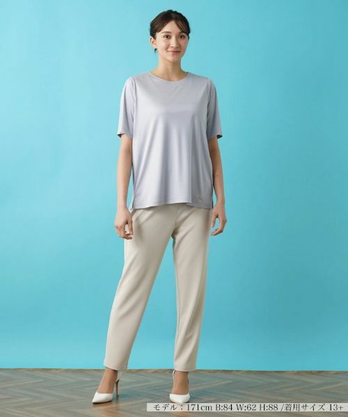 Leilian PLUS HOUSE / レリアンプラスハウス カットソー | シルク100%半袖カットソー | 詳細4