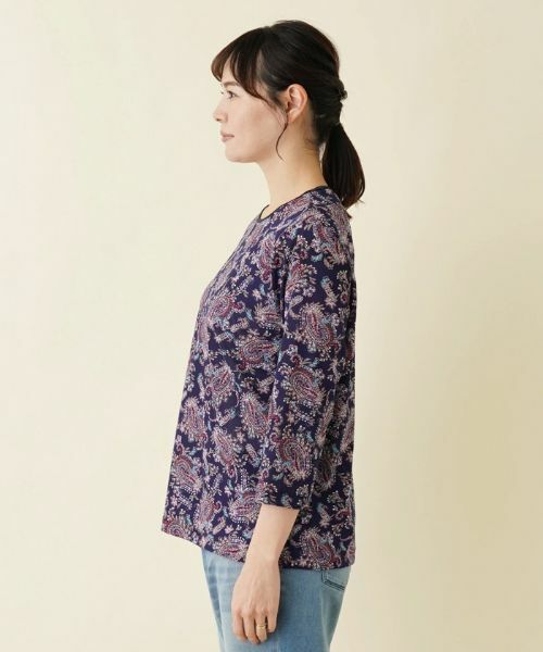 Leilian PLUS HOUSE / レリアンプラスハウス カットソー | 【店舗人気】プリント7分袖カットソー | 詳細8