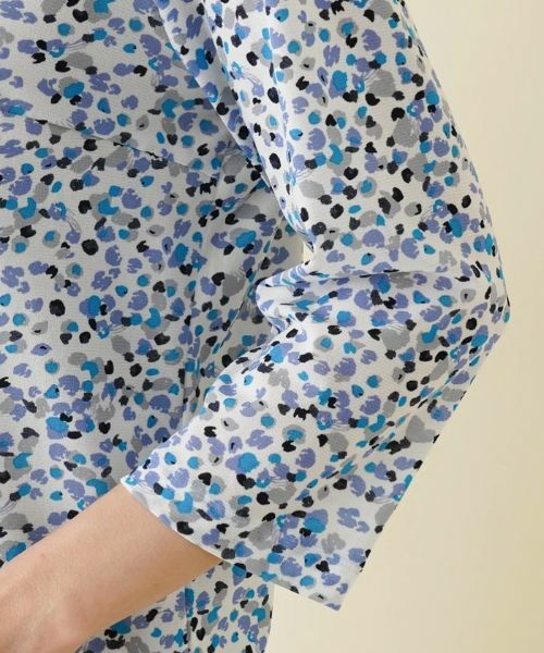 Leilian PLUS HOUSE / レリアンプラスハウス カットソー | 【店舗人気】ドットプリント7分袖カットソー | 詳細12