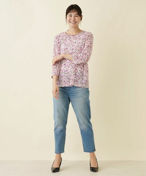 Leilian PLUS HOUSE / レリアンプラスハウス カットソー | 【店舗人気】ドットプリント7分袖カットソー | 詳細15