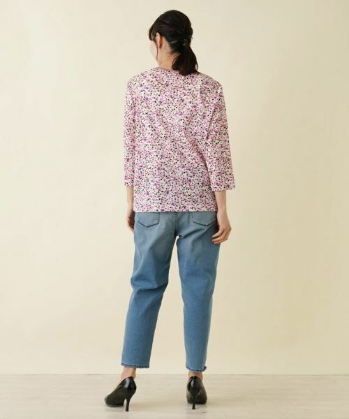 Leilian PLUS HOUSE / レリアンプラスハウス カットソー | 【店舗人気】ドットプリント7分袖カットソー | 詳細17