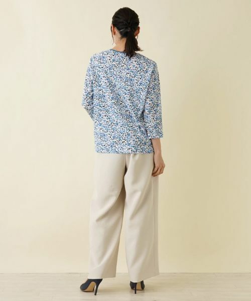 Leilian PLUS HOUSE / レリアンプラスハウス カットソー | 【店舗人気】ドットプリント7分袖カットソー | 詳細6