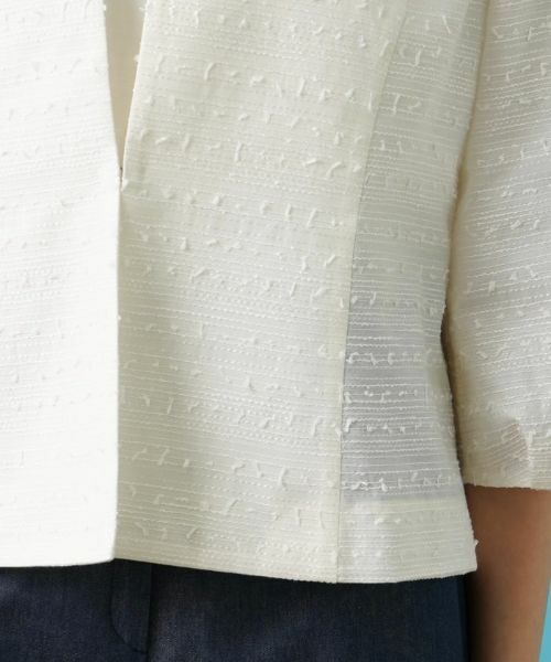 Leilian PLUS HOUSE / レリアンプラスハウス テーラードジャケット | 【店舗人気】ノーカラージャケット【プラス企画】 | 詳細11