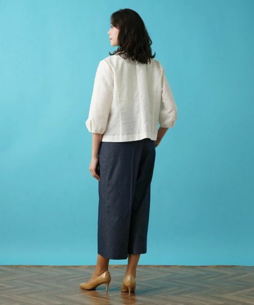 Leilian PLUS HOUSE / レリアンプラスハウス テーラードジャケット | 【店舗人気】ノーカラージャケット【プラス企画】 | 詳細3