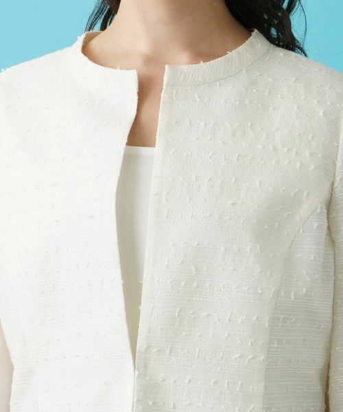 Leilian PLUS HOUSE / レリアンプラスハウス テーラードジャケット | 【店舗人気】ノーカラージャケット【プラス企画】 | 詳細7