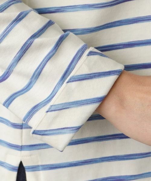 Leilian PLUS HOUSE / レリアンプラスハウス カットソー | ボーダーロングスリーブカットソー | 詳細10