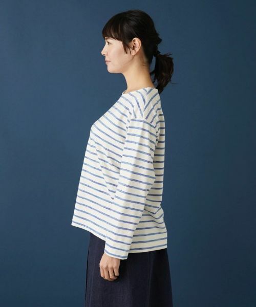 Leilian PLUS HOUSE / レリアンプラスハウス カットソー | ボーダーロングスリーブカットソー | 詳細5