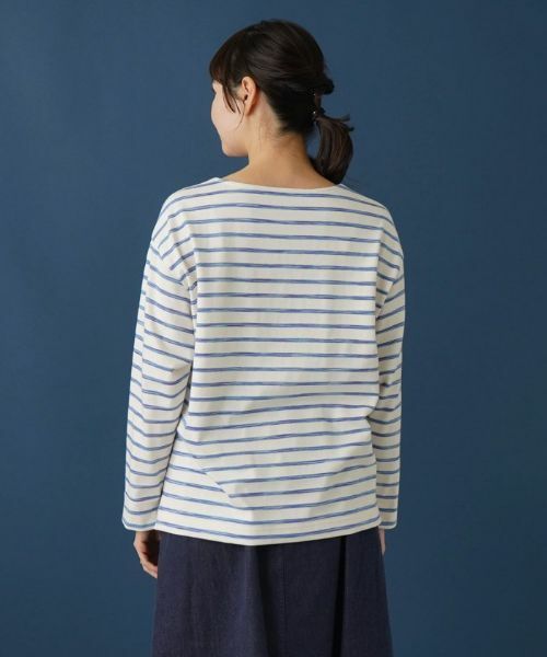 Leilian PLUS HOUSE / レリアンプラスハウス カットソー | ボーダーロングスリーブカットソー | 詳細6