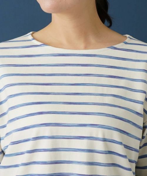 Leilian PLUS HOUSE / レリアンプラスハウス カットソー | ボーダーロングスリーブカットソー | 詳細7