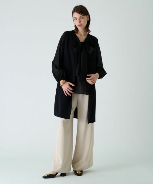 Leilian PLUS HOUSE / レリアンプラスハウス テーラードジャケット | 【セットアップ対応商品】ロングベスト【BOURGE】 | 詳細14