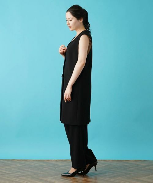 Leilian PLUS HOUSE / レリアンプラスハウス テーラードジャケット | 【セットアップ対応商品】ロングベスト【BOURGE】 | 詳細27