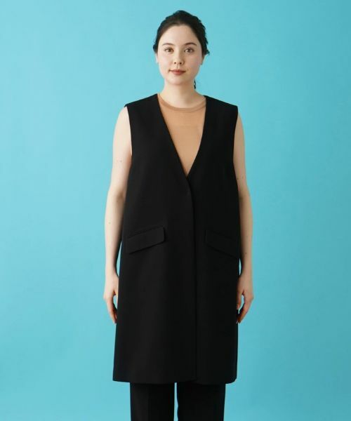 Leilian PLUS HOUSE / レリアンプラスハウス テーラードジャケット | 【セットアップ対応商品】ロングベスト【BOURGE】 | 詳細30