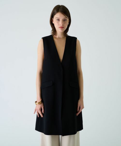 Leilian PLUS HOUSE / レリアンプラスハウス テーラードジャケット | 【セットアップ対応商品】ロングベスト【BOURGE】 | 詳細9