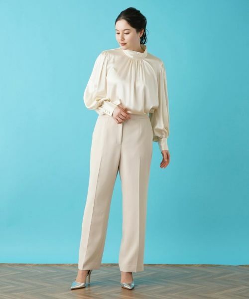 Leilian PLUS HOUSE / レリアンプラスハウス その他パンツ | 【セットアップ対応商品】センタープレスパンツ【BOURGE】 | 詳細13