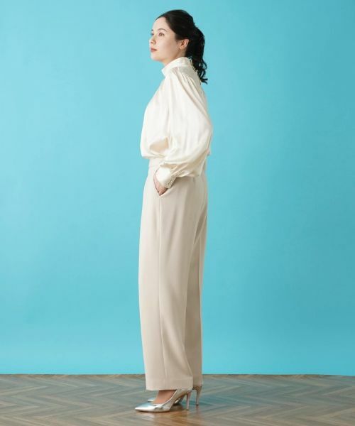 Leilian PLUS HOUSE / レリアンプラスハウス その他パンツ | 【セットアップ対応商品】センタープレスパンツ【BOURGE】 | 詳細14