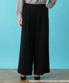 Leilian PLUS HOUSE / レリアンプラスハウス その他パンツ | ワイドフルレングスパンツ【BOURGE】