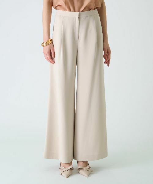 Leilian PLUS HOUSE / レリアンプラスハウス その他パンツ | ワイドフルレングスパンツ【BOURGE】 | 詳細1